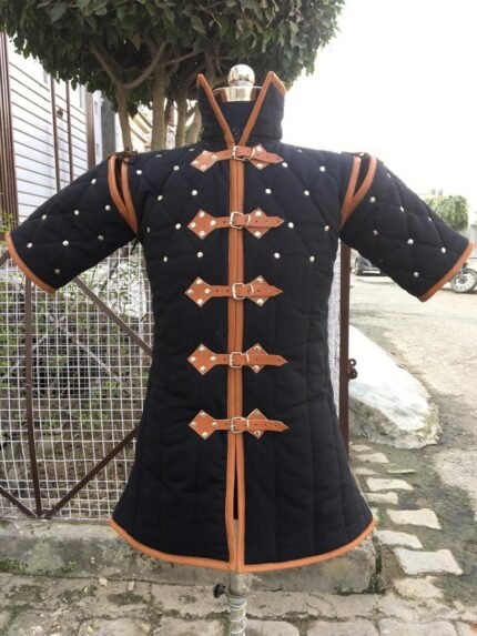 Medieval Gambeson - Black Fabric