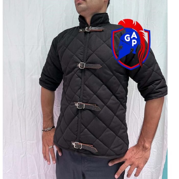 Medieval Gambeson Short Black