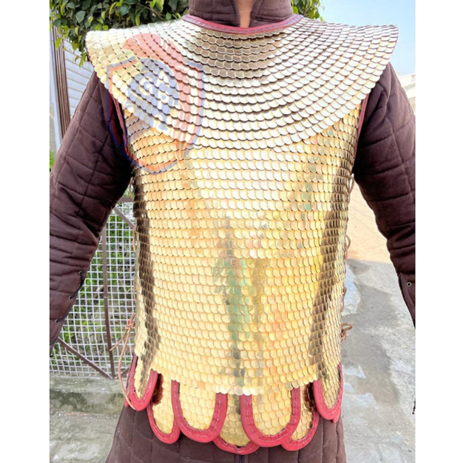 Lorica Squamata, Brass Scale Armour with Shoulder Doubling