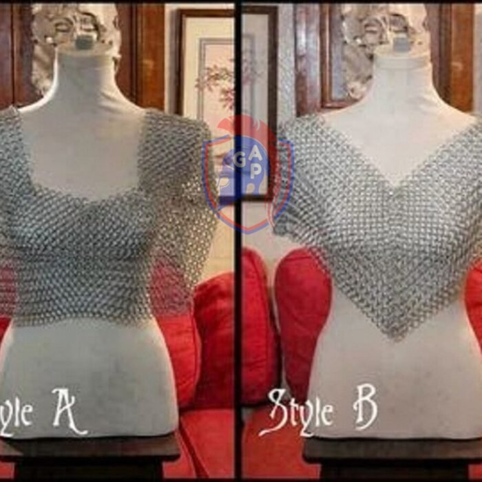 Chainmail Collar Top Female