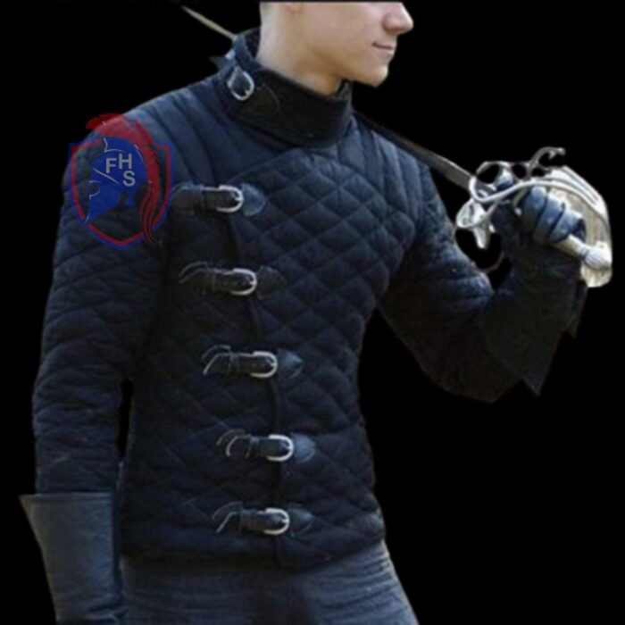 Medieval Padded Gambeson - Black