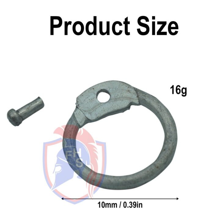 Loose Round Rings with Dome Rivets - Aluminium